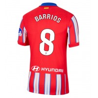 Fotballdrakt Herre Atletico Madrid Pablo Barrios #8 Hjemmedrakt 2024-25 Kortermet